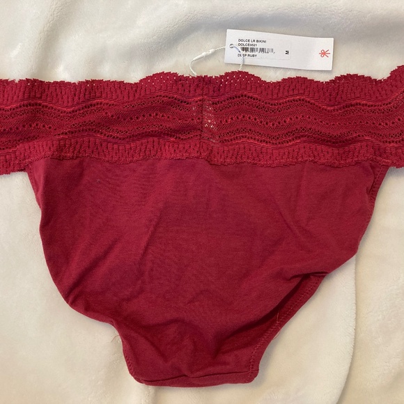 Cosabella - Low Rise Bikini Panti - M - Deep Ruby (NEW) - Picture 5 of 5